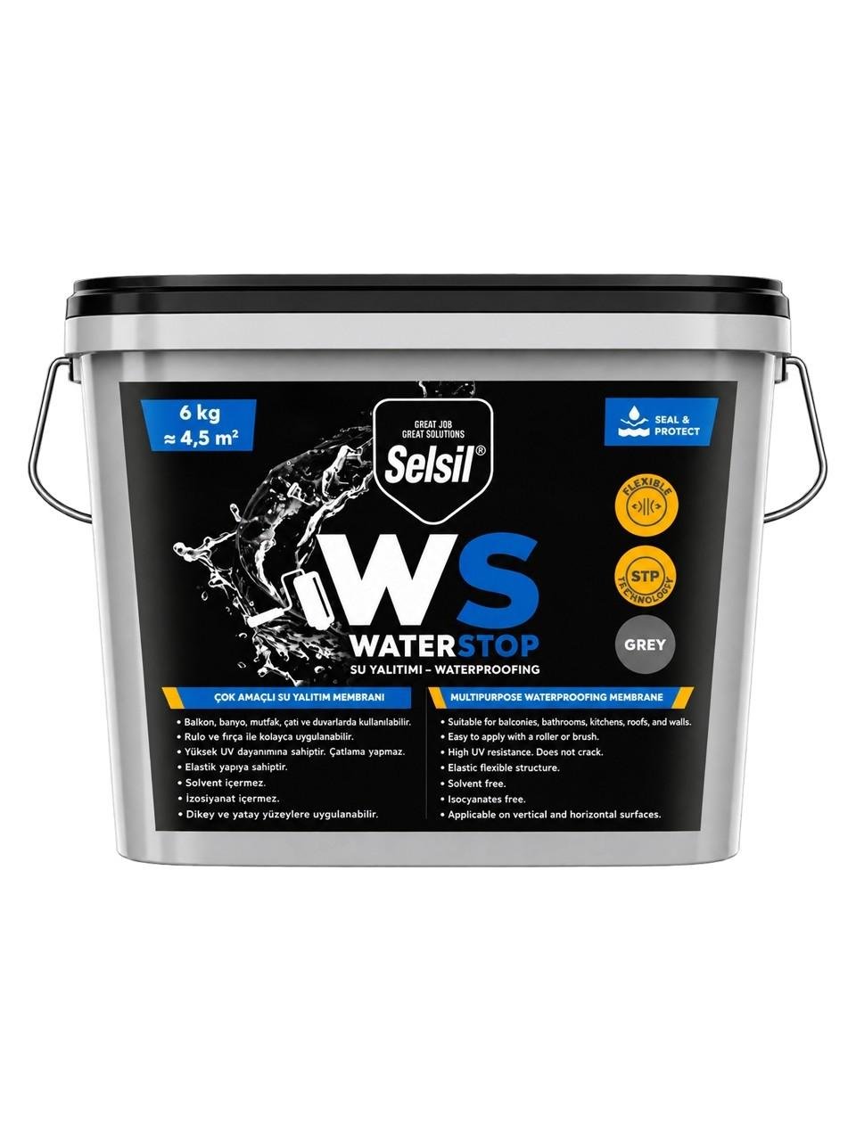 Selsil Waterstop Su Yalıtım Membranı – 6kg