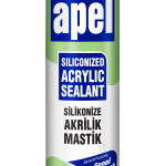 Apel Silikonize Akrilik Mastik Beyaz As55 – 500 g