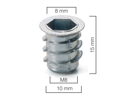 Ayder A0301 Metal Dübel 10x15 Çinko