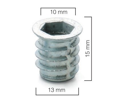 Ayder A0303 Metal Dübel 13x15 Çinko