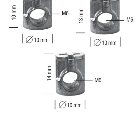 Ayder A0307 Silindir Somun 10x10 Çinko