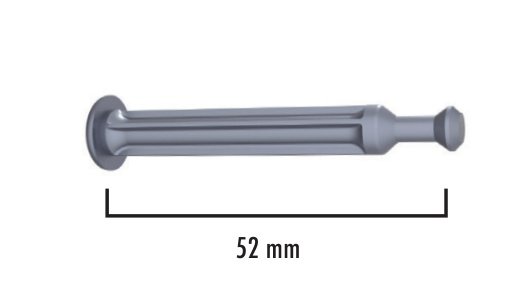 Ayder A0511 Tek Taraflı Mil 52 mm Çinko