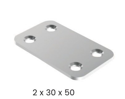 Ayder A2221 Düz Gönye 2x30x90 Çinko