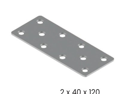 Ayder A2262 Düz Gönye 2x40x120 Çinko