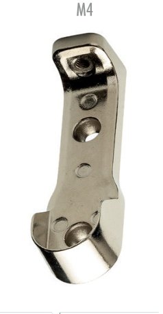 Ayder D0711-1 Oval Uzun Askı Flanşı M6 Nikel