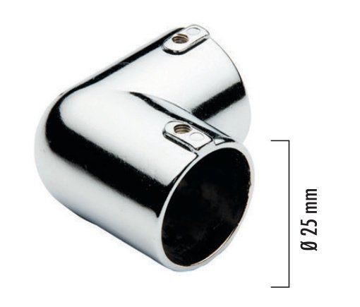Ayder D0734 L Boru Flanşı Krom