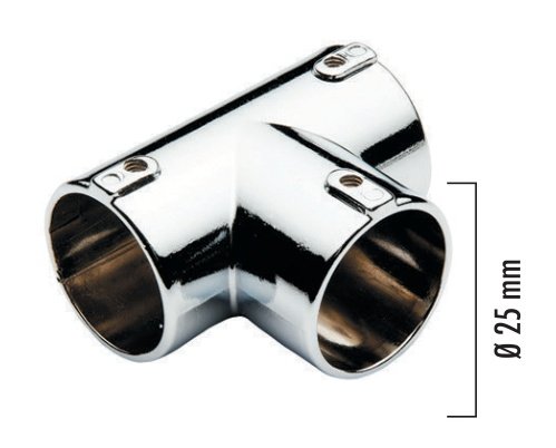 Ayder D0735 T Boru Flanşı Krom