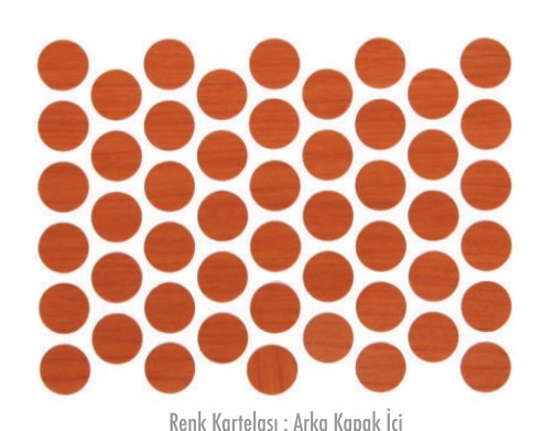 Ayder E1003 Yapışkanlı Tapa Beyaz