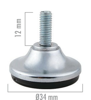Ayder Y1630 Düz Metal Bingo Krom