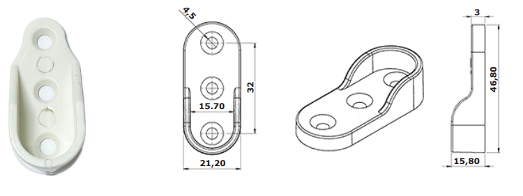 Plastik Oval Flanş