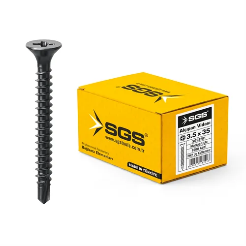 SGS ALÇIPAN VİDASI MATKAP UÇLU 3,5*35MM  (PK/1000AD)