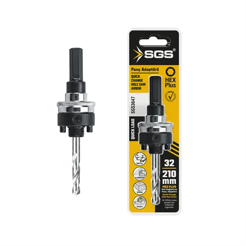 SGS Bİ-METAL PANÇ ADAPTÖRÜ HIZLI-QUICK / HEX PLUS