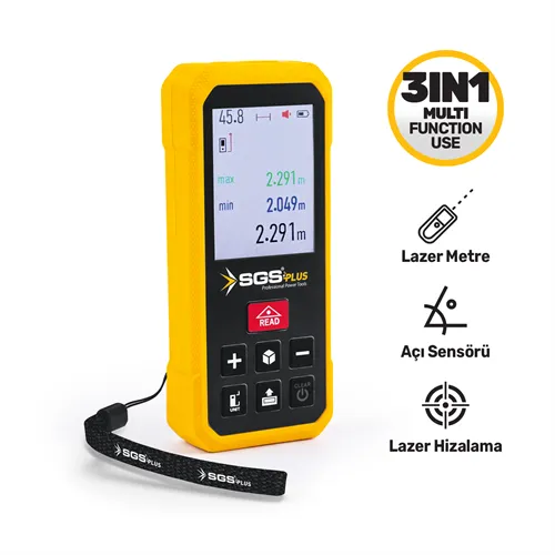 SGS LAZER METRE 100 MT (SU TERAZİ&HİZALAMA) 3 IN 1