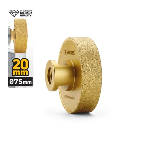 SGS M14-75x20 MM VAKUM ELMAS TARAMA DİSKİ
