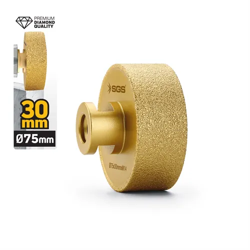 SGS M14-75x30 MM VAKUM ELMAS TARAMA DİSKİ