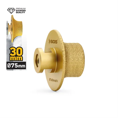 SGS M14-75x30 MM VAKUM ELMAS TAŞLAMA DİSKİ BALIK SIRTI