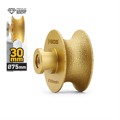 SGS M14-75x30 MM VAKUM ELMAS TAŞLAMA DİSKİ TAM PROFİL