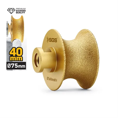SGS M14-75x40 MM VAKUM ELMAS TAŞLAMA DİSKİ TAM PROFİL