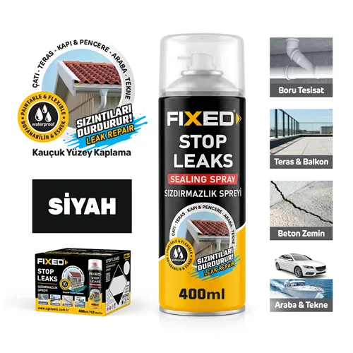 SGS SIZDIRMAZLIK SPREYİ SİYAH 400 ML – Profesyonel Hırdavat ve El Aleti
