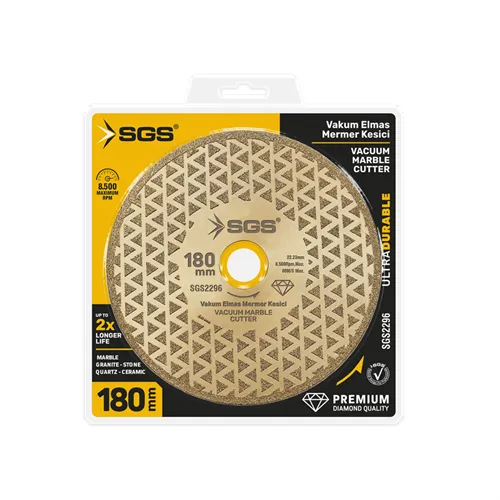 SGS VAKUM ELMAS MERMER KESİCİ 180MM
