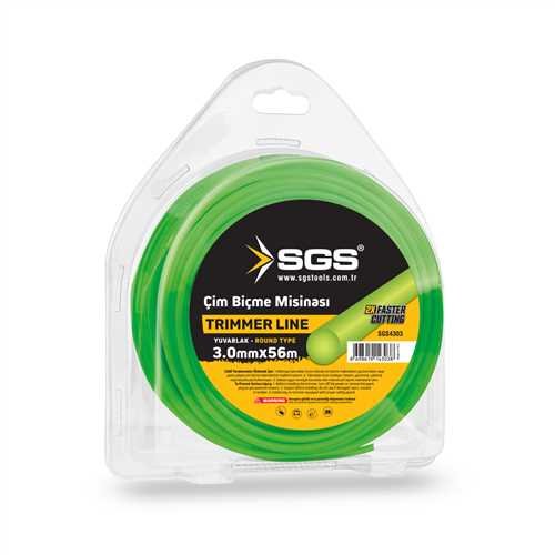 SGS TIRPAN MİSİNASI 3.0 MM 56 MT YUVARLAK (YEŞİL)