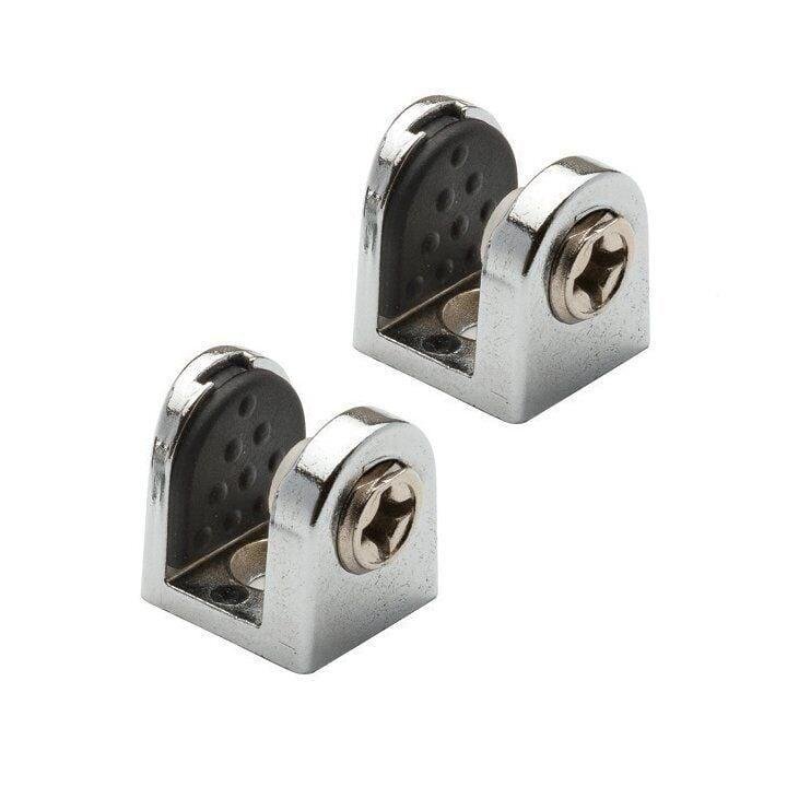 Tırnak Metal Cam Raf Tutucu(Metal Vidalı Max. 8 mm)