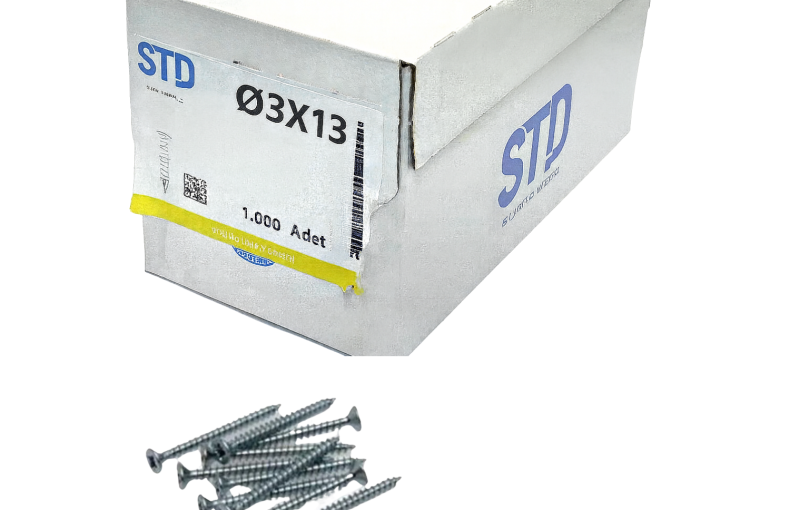 STD 3.5x45 Sık Diş Alçıpan Vidası (500 Adet)