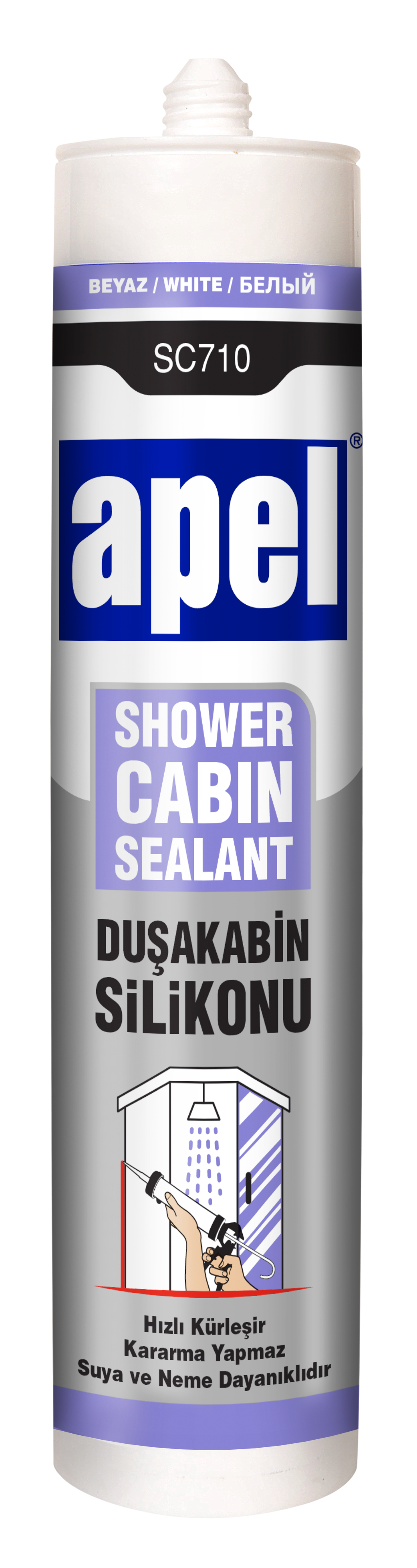 APEL DUŞAKABİN SİLİKONU ŞEFFAF SC700 - 280 ml / 320 g